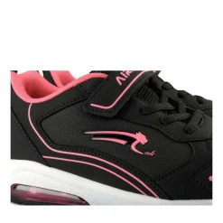 Baskets NOIR Fille Motif Uni Scratch