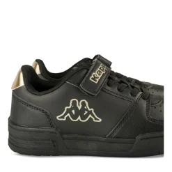 Baskets NOIR Fille Motif Uni Scratch
