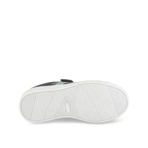 Baskets NOIR Fille Motif Iridescent Scratch