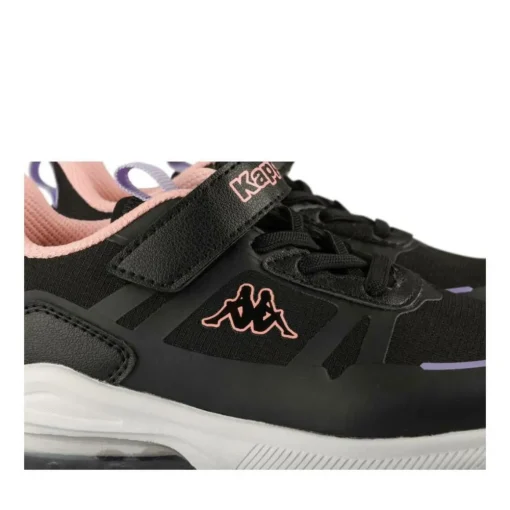 Baskets NOIR Fille Motif Uni Scratch