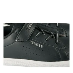 Baskets NOIR Fille Motif Uni Lacets