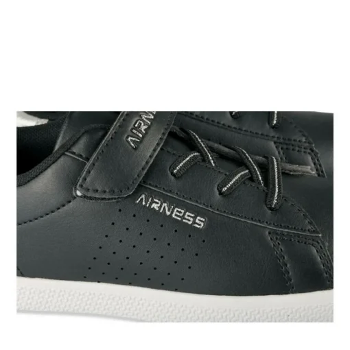 Baskets NOIR Fille Motif Uni Lacets