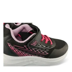 Baskets NOIR Fille Motif Uni Scratch
