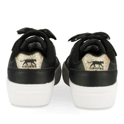 Baskets NOIR Fille Motif Uni Scratch