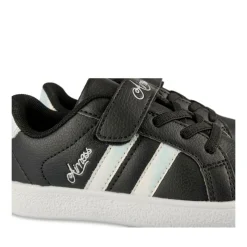 Baskets NOIR Fille Motif Uni Scratch