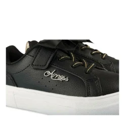 Baskets NOIR Fille Motif Uni Scratch