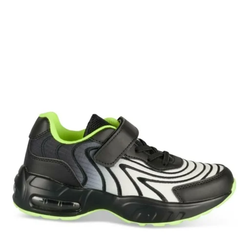 Baskets NOIR Garçon Motif Uni Scratch