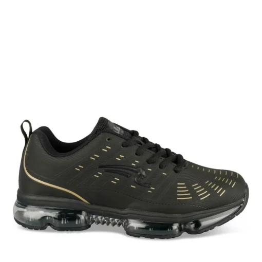 Baskets NOIR Garçon Motif Uni Lacets