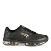 Baskets NOIR Garçon Motif Uni Lacets