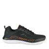 Baskets NOIR Garçon Motif Uni Lacets