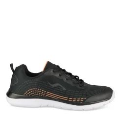 Baskets NOIR Garçon Motif Uni Lacets