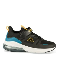 Baskets NOIR Garçon Motif Uni Lacets