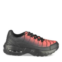 Baskets NOIR Garçon Motif Multicolore Lacets