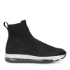 Baskets NOIR Garçon Motif Uni A Enfiler