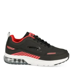 Baskets NOIR Garçon Motif Uni Lacets