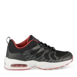Baskets NOIR Garçon Motif Uni Lacets