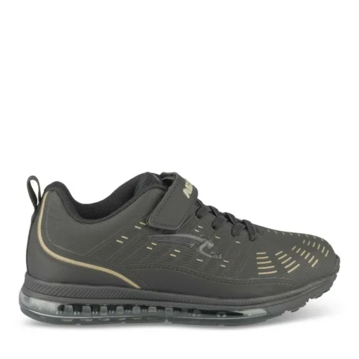 Baskets NOIR Garçon Motif Uni Scratch
