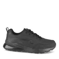 Baskets NOIR Garçon Motif Uni A Enfiler