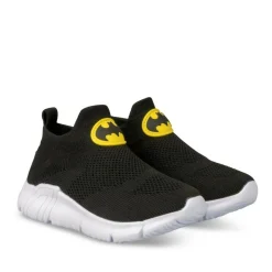 Baskets NOIR Garçon Motif Uni A Enfiler