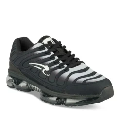 Baskets NOIR Garçon Motif Uni Lacets