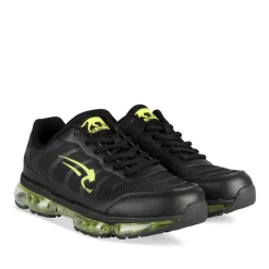 Baskets NOIR Garçon Motif Uni Lacets