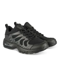 Baskets NOIR Garçon Motif Uni Lacets