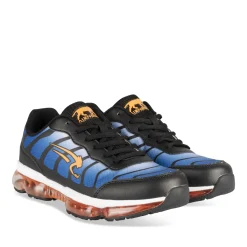Baskets NOIR Garçon Motif Uni Lacets