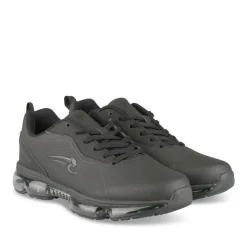 Baskets NOIR Garçon Motif Uni Lacets