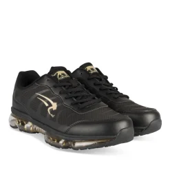Baskets NOIR Garçon Motif Uni Lacets