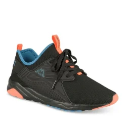 Baskets NOIR Garçon Motif Uni Elastique