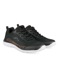 Baskets NOIR Garçon Motif Uni Lacets