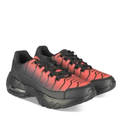 Baskets NOIR Garçon Motif Multicolore Lacets