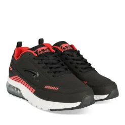 Baskets NOIR Garçon Motif Uni Lacets