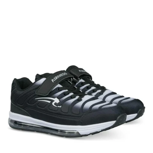 Baskets NOIR Garçon Motif Uni Scratch