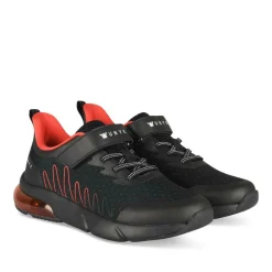 Baskets NOIR Garçon Motif Uni Scratch