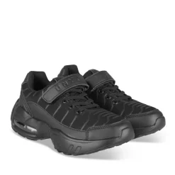 Baskets NOIR Garçon Motif Uni Scratch