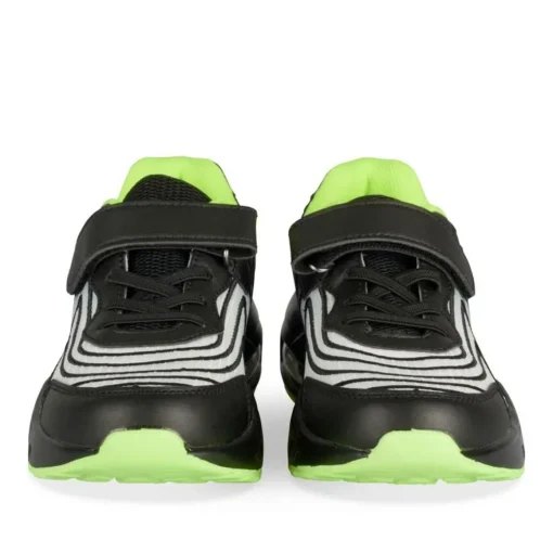 Baskets NOIR Garçon Motif Uni Scratch