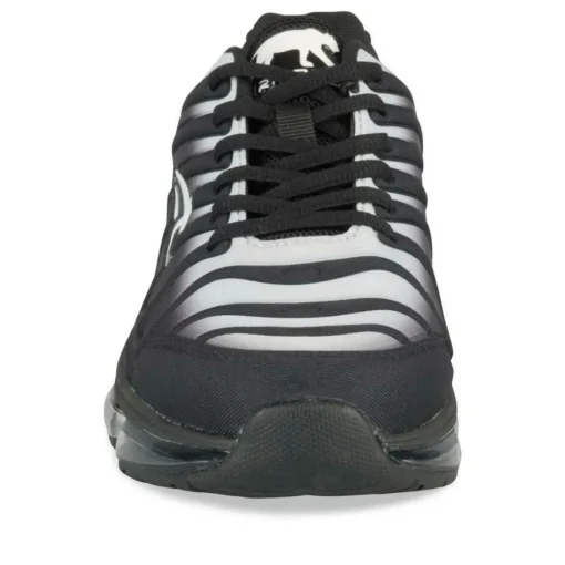 Baskets NOIR Garçon Motif Uni Lacets