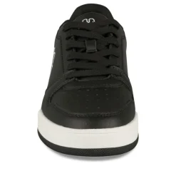 Baskets NOIR Garçon Motif Uni Lacets