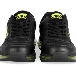 Baskets NOIR Garçon Motif Uni Lacets