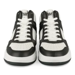 Baskets NOIR Garçon Motif Uni Lacets