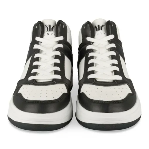 Baskets NOIR Garçon Motif Uni Lacets