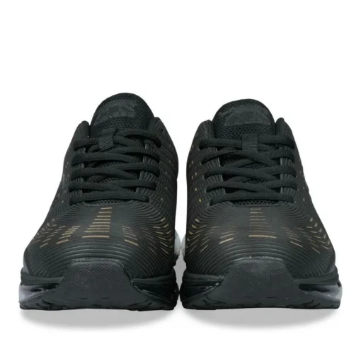Baskets NOIR Garçon Motif Uni Lacets