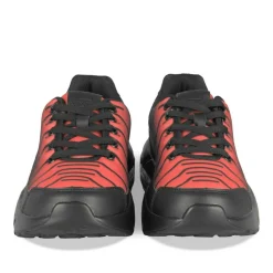 Baskets NOIR Garçon Motif Multicolore Lacets