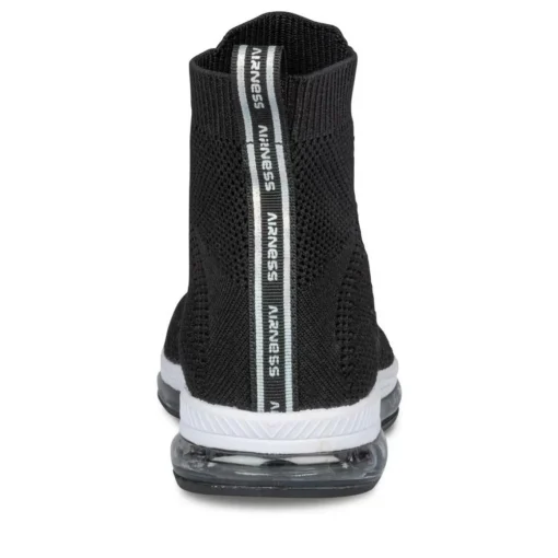 Baskets NOIR Garçon Motif Uni A Enfiler