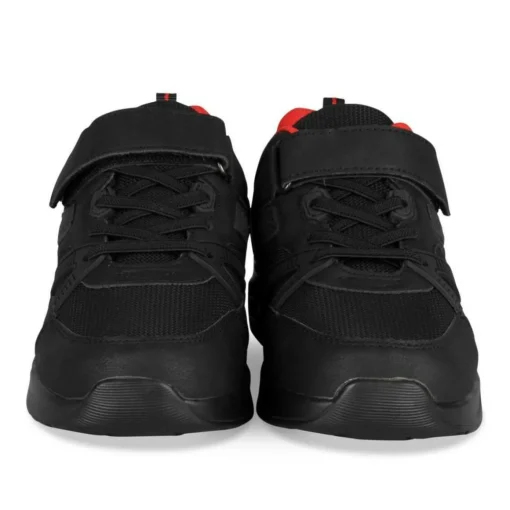 Baskets NOIR Garçon Motif Uni Scratch