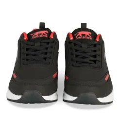 Baskets NOIR Garçon Motif Uni Lacets
