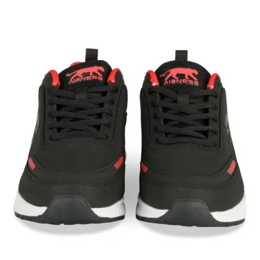 Baskets NOIR Garçon Motif Uni Lacets