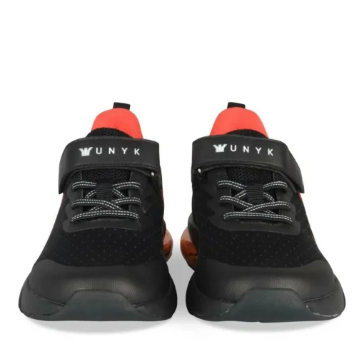 Baskets NOIR Garçon Motif Uni Scratch