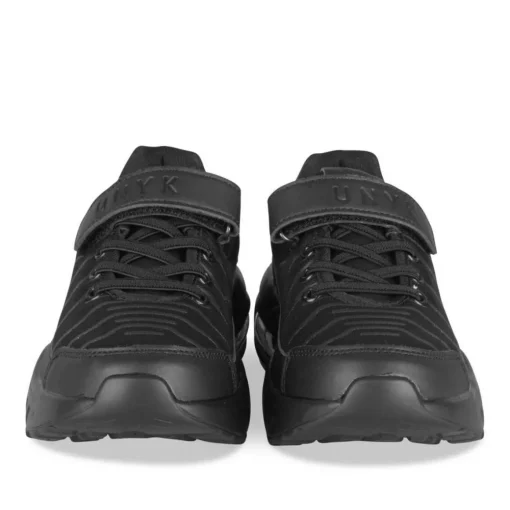 Baskets NOIR Garçon Motif Uni Scratch